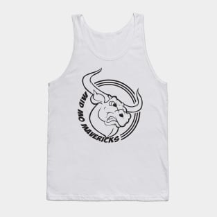 Mavericks Simple Black Logo Tank Top